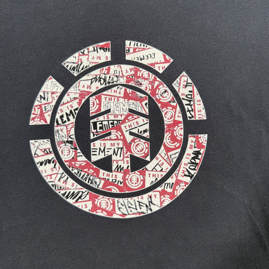 2000s Element black skateboarding tee (L)