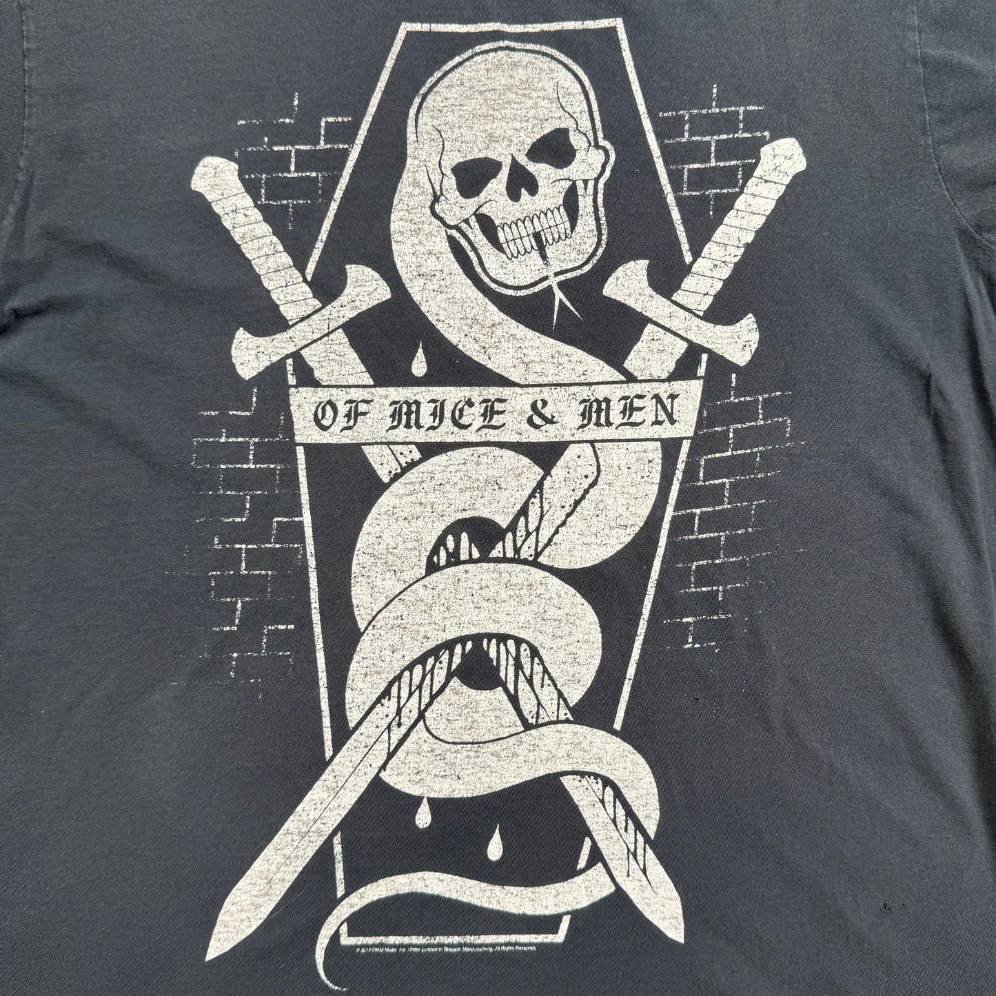 Of Mice & Men Skeleton Coffin 2013 (S)