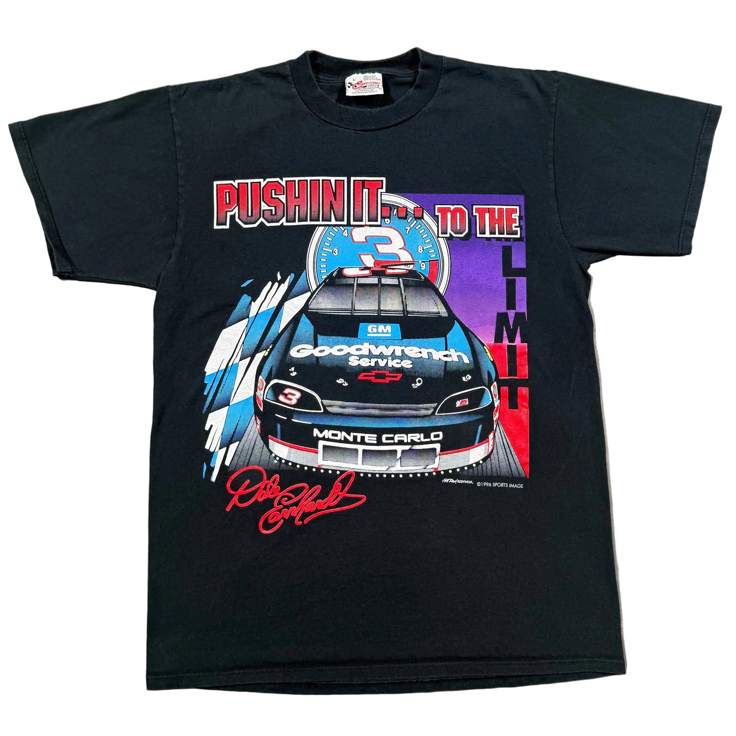 Dale Earnhardt Pushin It To The Limit Tee (L)