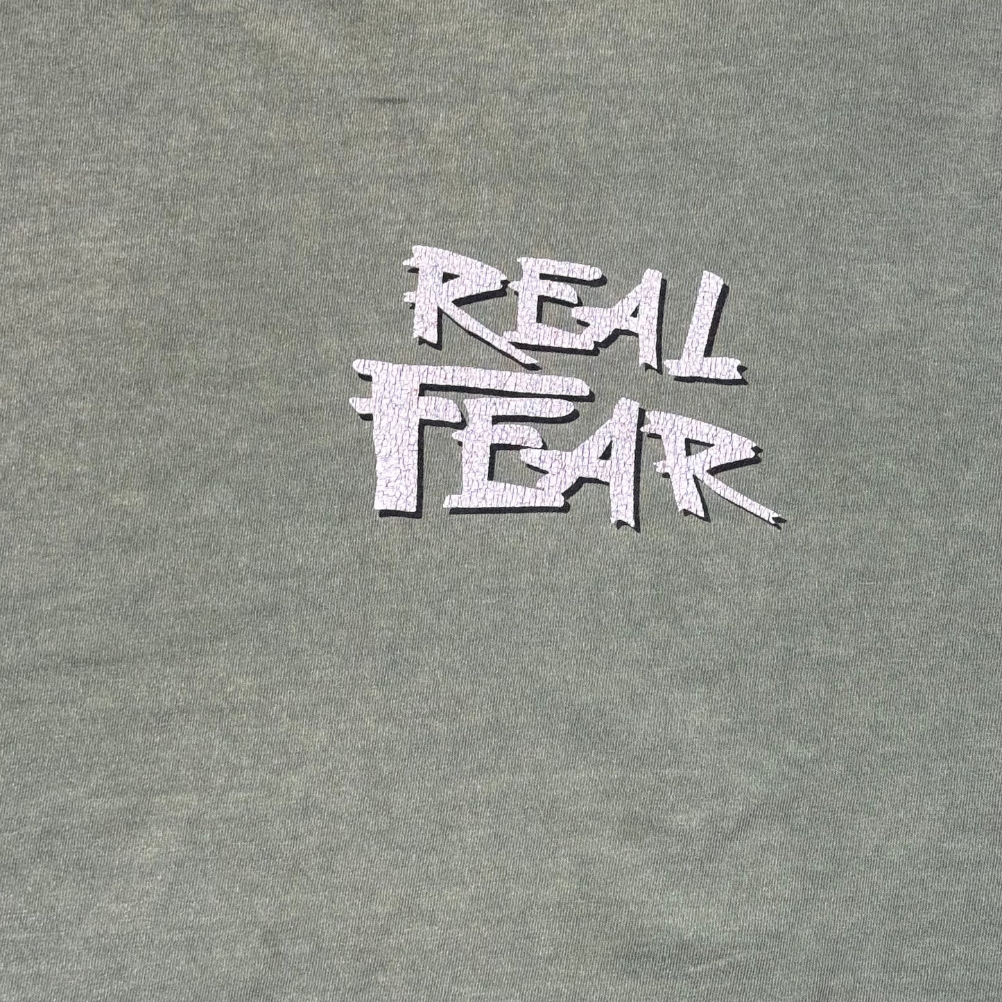 Rare Vintage Real Fear Life's Not Too Short Dead Too Long Christian Parody T-Shirt (XL)