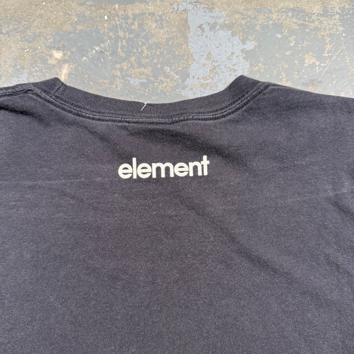 2000s Element black skateboarding tee (L)