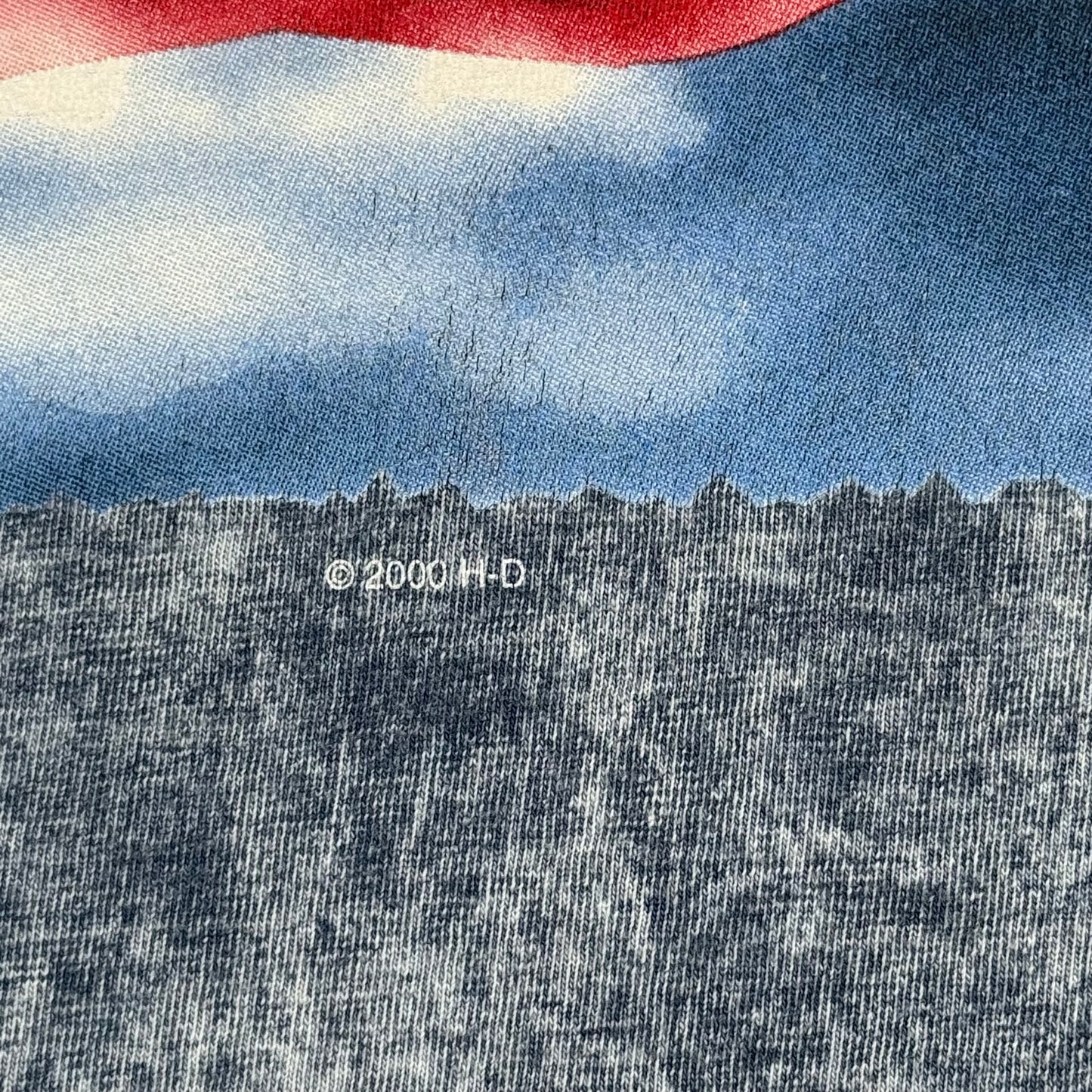 2000 Rhode Island USA Harley Davidson Tee (XL)