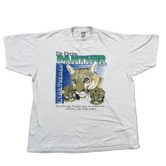 Vintage 90s Florida Panther Endangered Nature Graphic (XL)