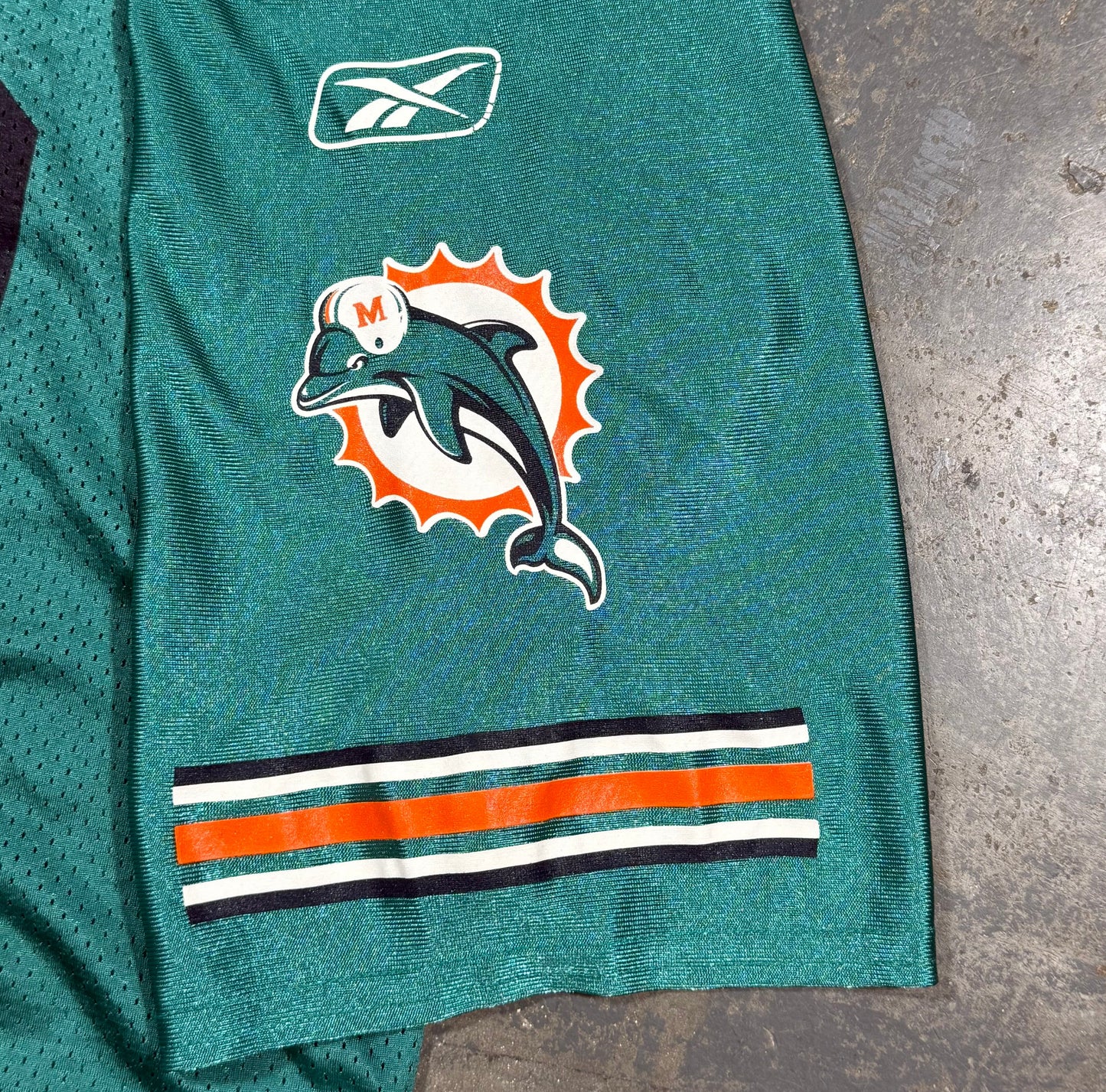 Miami Dolphins 23 Reebok Brown Jersey (L)