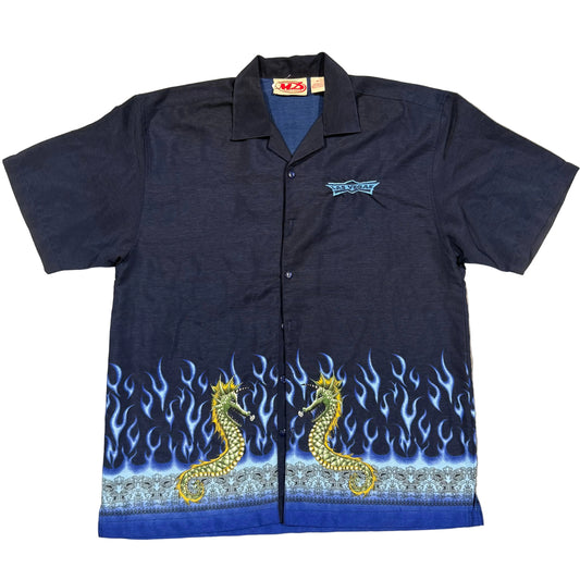 Las Vegas Seahorse Button Up (M)