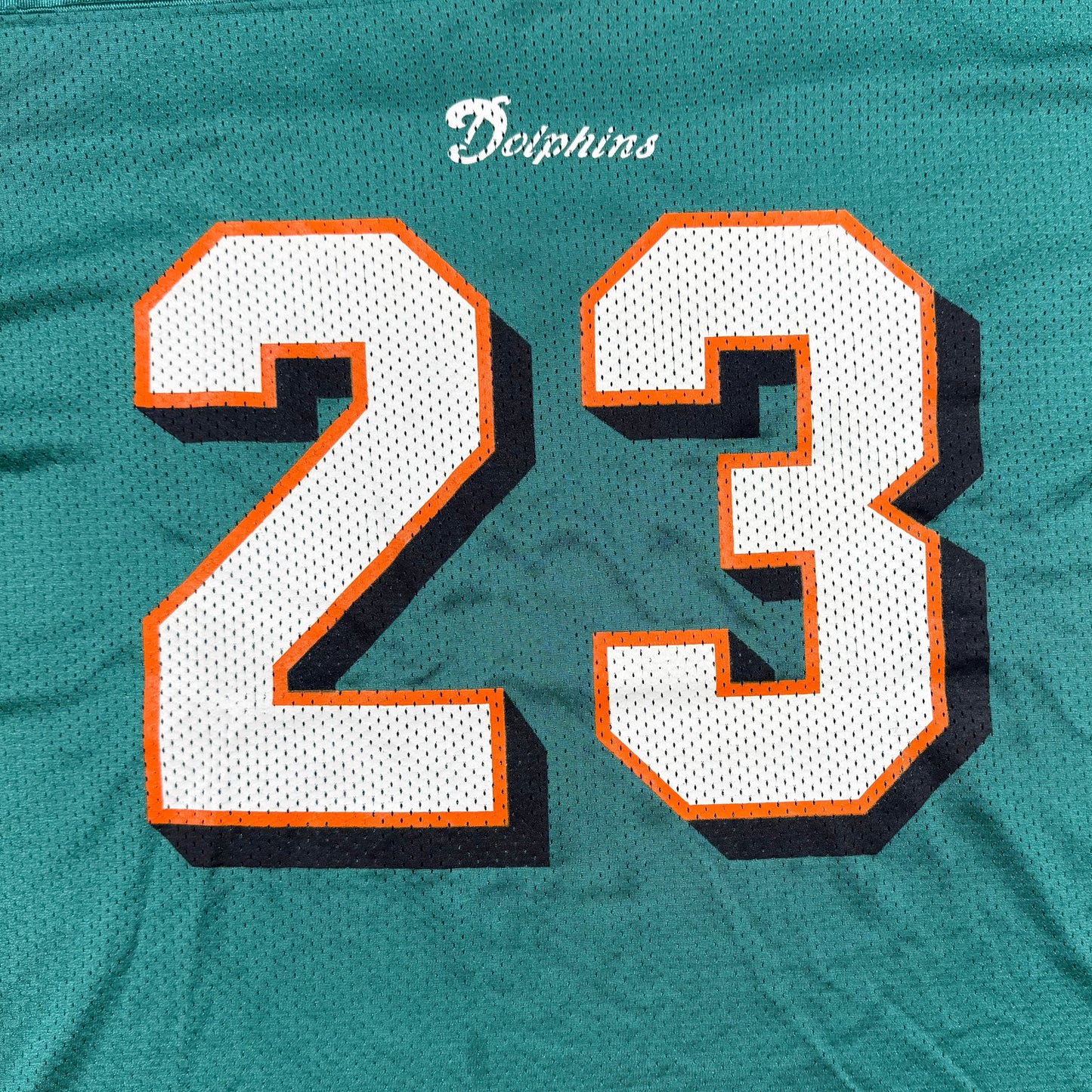 Miami Dolphins 23 Reebok Brown Jersey (L)