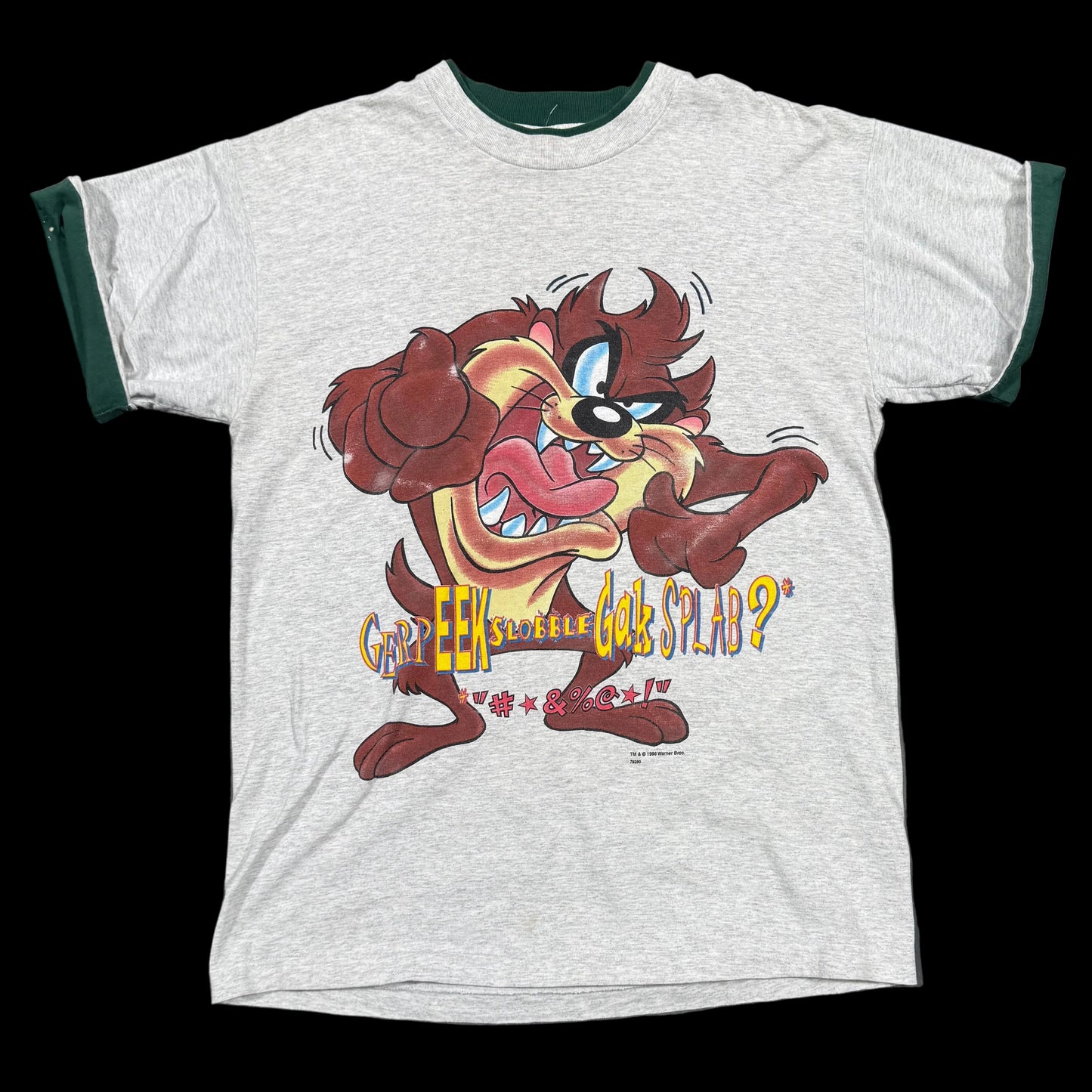 1996 Taz Double Collar Tee (L)