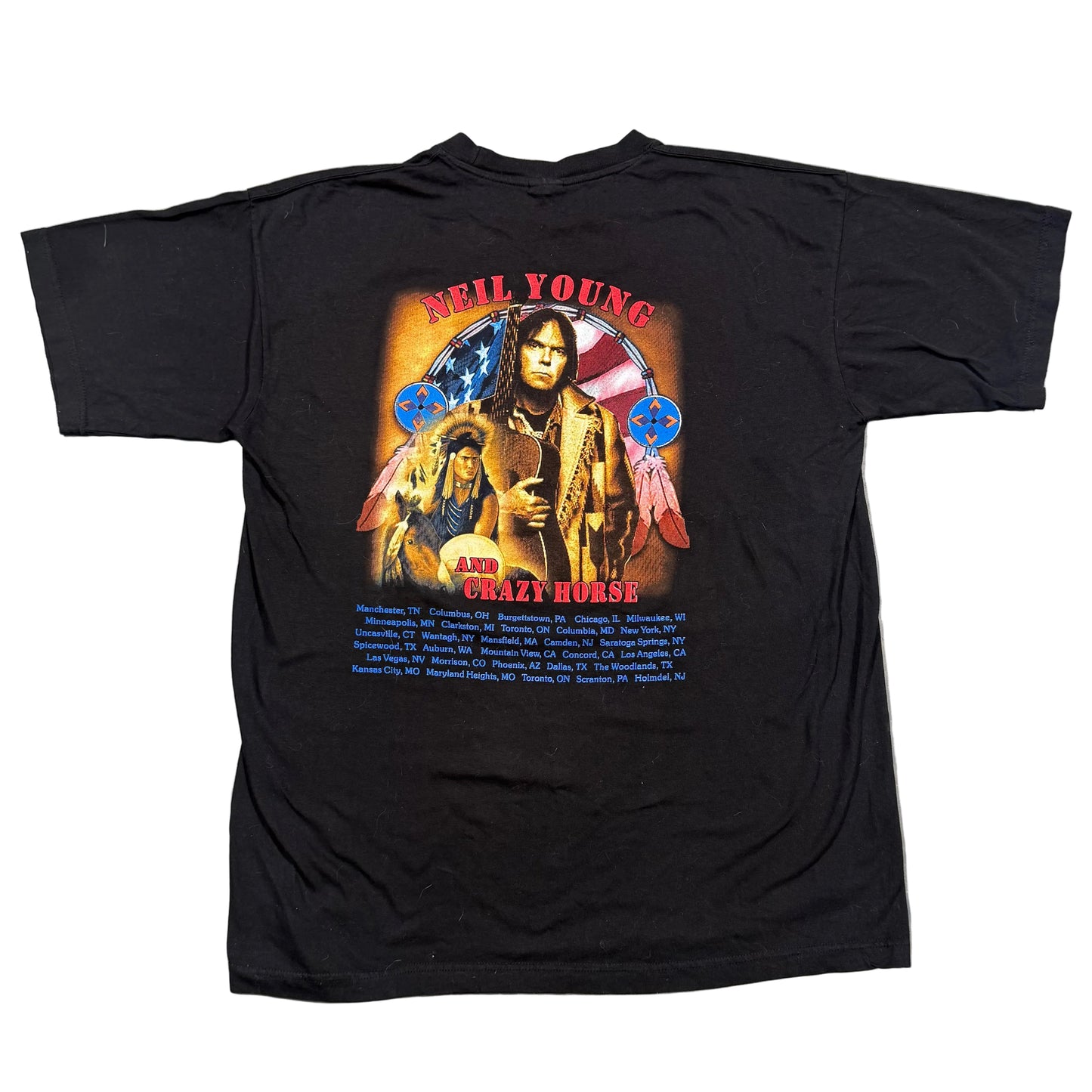 90s Neil Young and Crazy Horse Graphic Tee (XL)