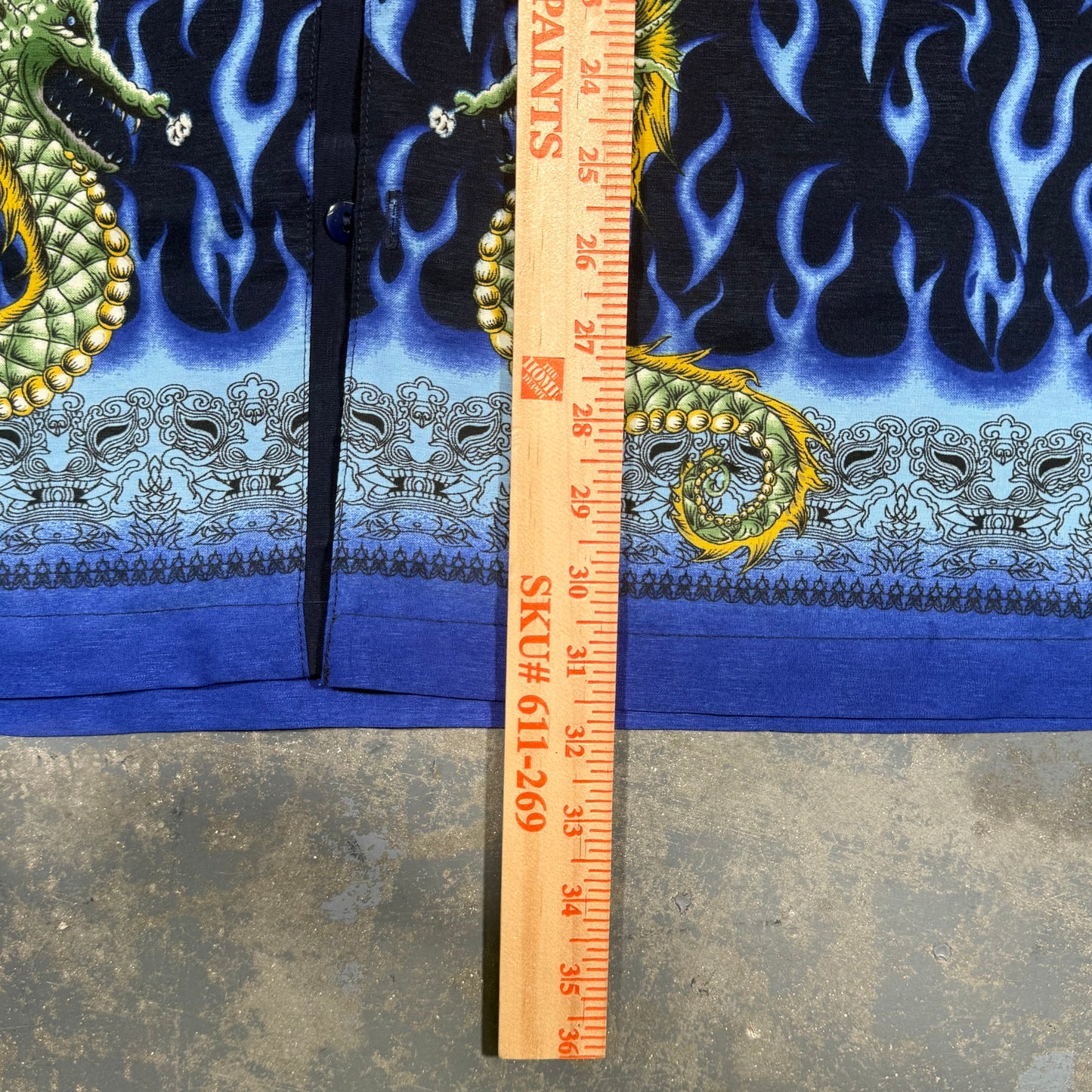 Las Vegas Seahorse Button Up (M)