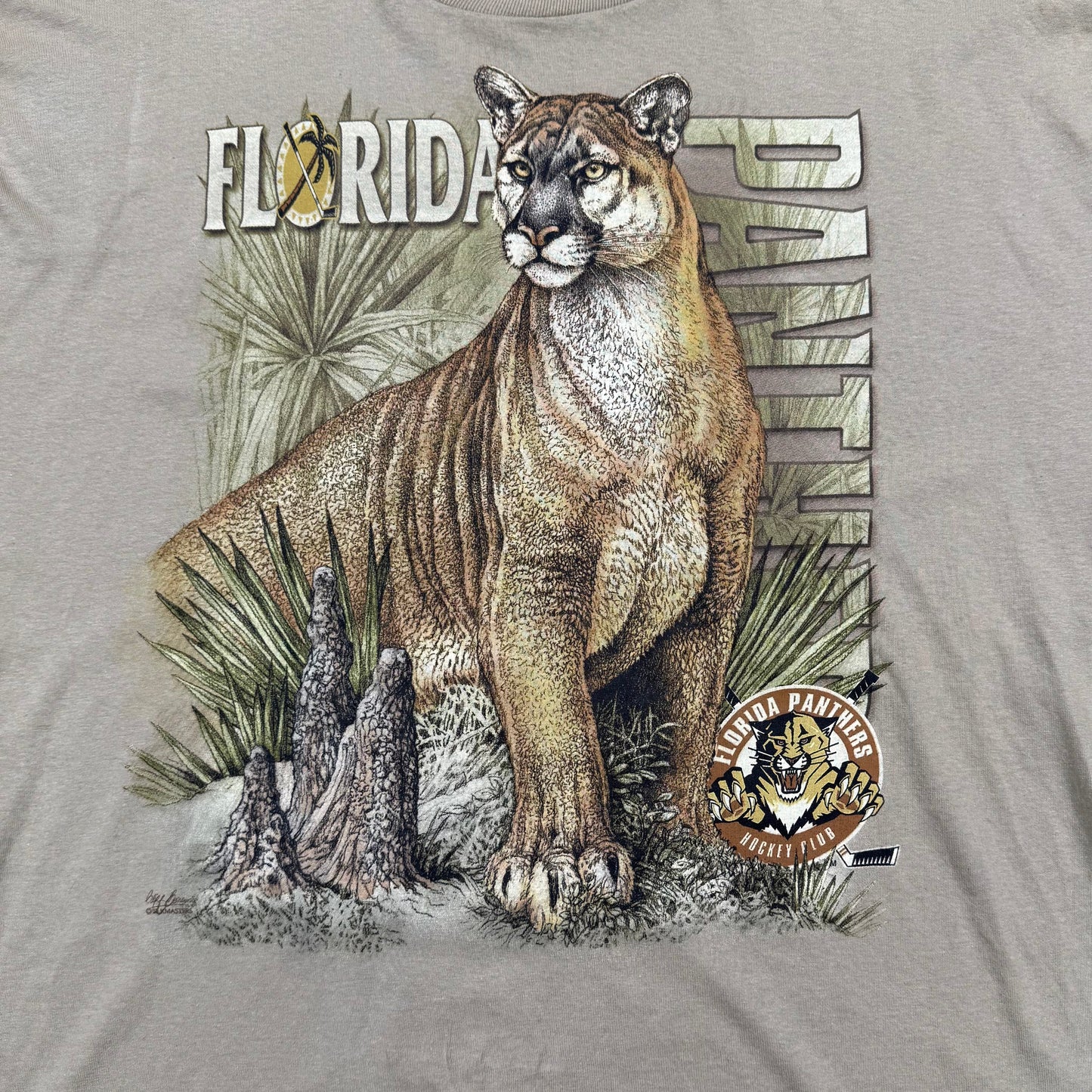 Vintage Florida Panthers Nature Tee (XXL)