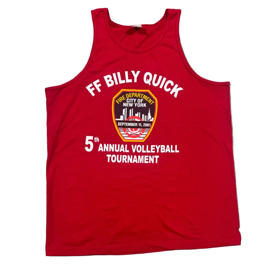 NYC Firefighter 9/11  Billy Quick Volleyball Tank (XL)