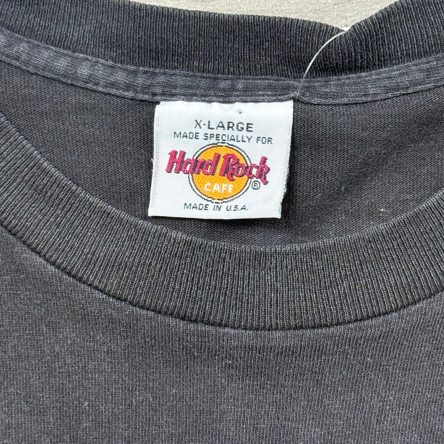 Vintage 90s Hard Rock Cafe Dallas Earth Globe Logo T-Shirt (XL)