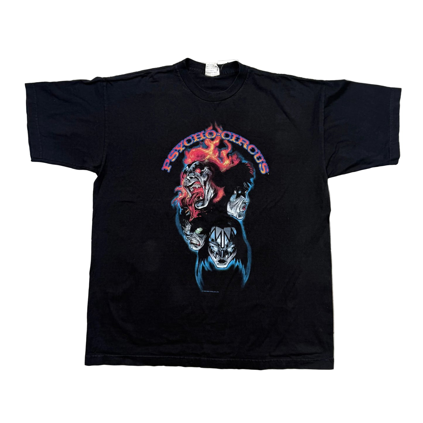 Vintage 1998 KISS Psycho Circus Band T-Shirt (XL)
