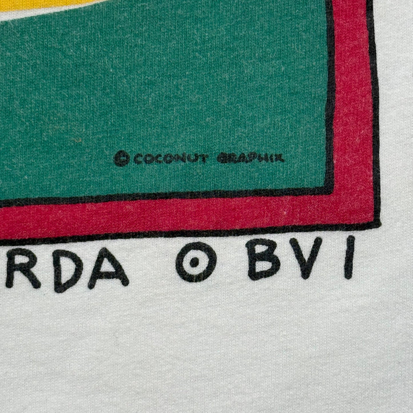 Vintage 90s Little Dix Bay Virgin Gorda BVI Souvenir T-Shirt (M)