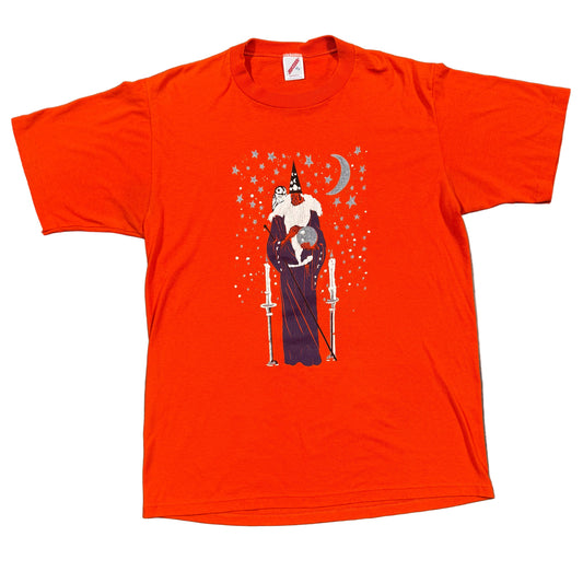 90s Orange Wizard Tee (L)