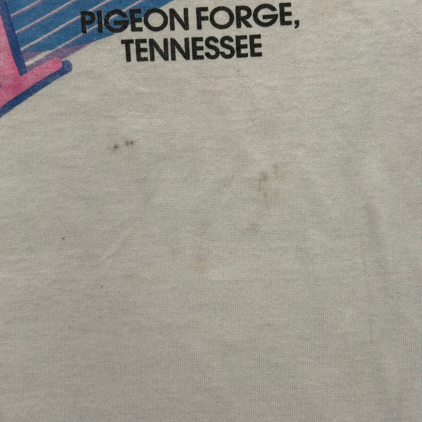 Vintage 1988 Shades of the Past Run #VI Pigeon Forge TN Raglan T-Shirt (XL)