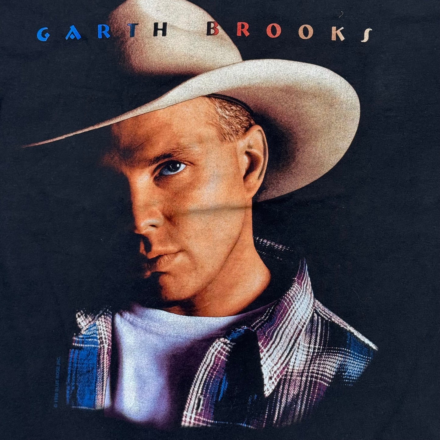 Vintage 1996 Garth Brooks Fresh Horses World Tour T-Shirt Hanes Beefy-T (L)