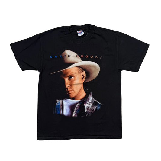 Vintage 1996 Garth Brooks Fresh Horses World Tour T-Shirt Hanes Beefy-T (L)